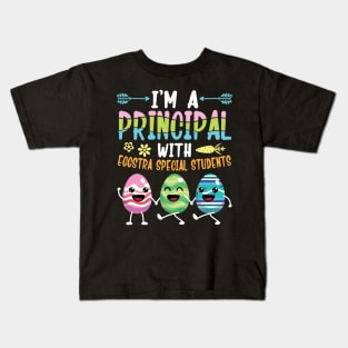 Bunnies Dance I'm A Principal With Eggstra Special Students Kids T-Shirt